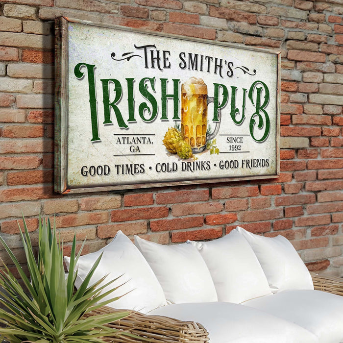 Custom Irish Pub Bar Sign Ii 1