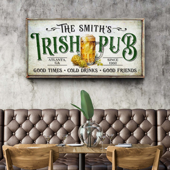 Custom Irish Pub Bar Sign Ii