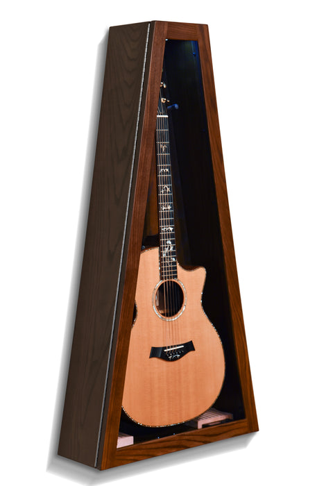 Climacase Triangle Humidor Northern White Ash With Coffee Stain