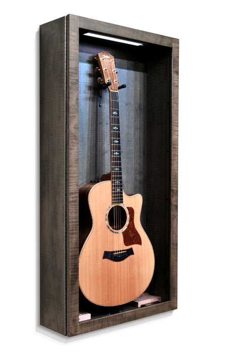 Climacase Rectangle Humidor Flamed Maple With Antique Slate Stain