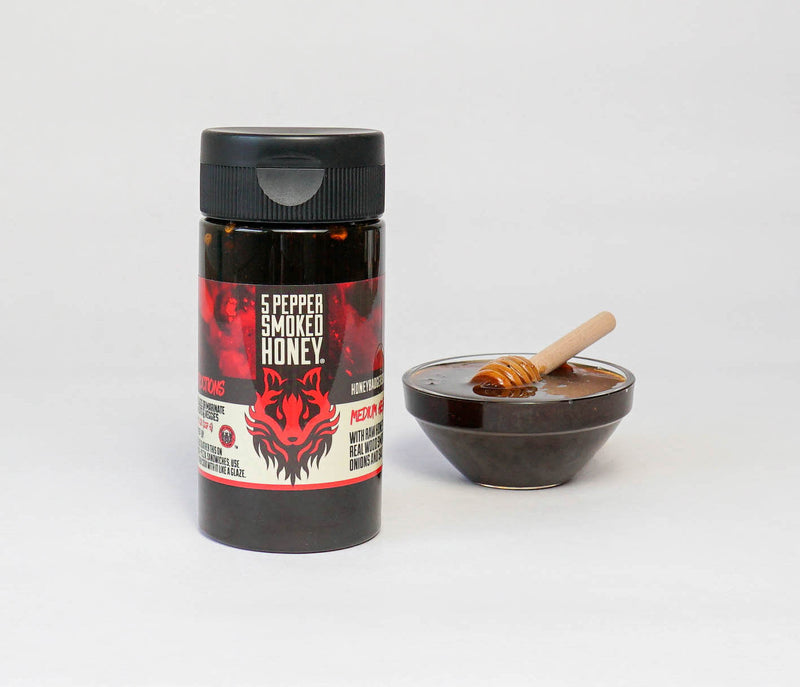5 - Pepper Smoked Hot Honey by Honey Badgers Bee Farm
