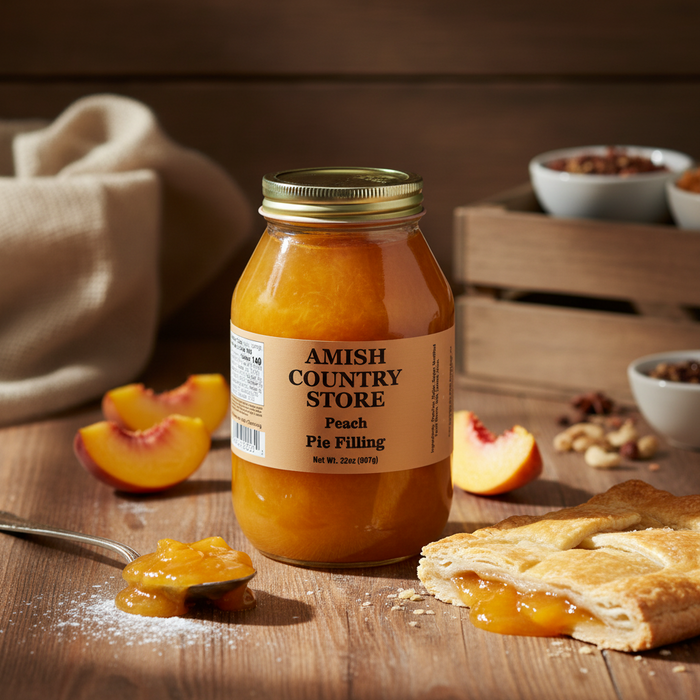 Amish Country Store Old-Fashioned Peach Pie Filling | 32 oz