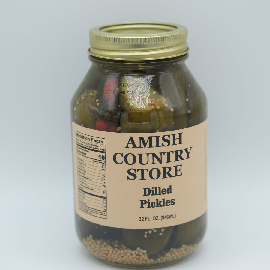 Dilled Pickles | Old-Fashioned Garlic Dill Spears | 32 oz