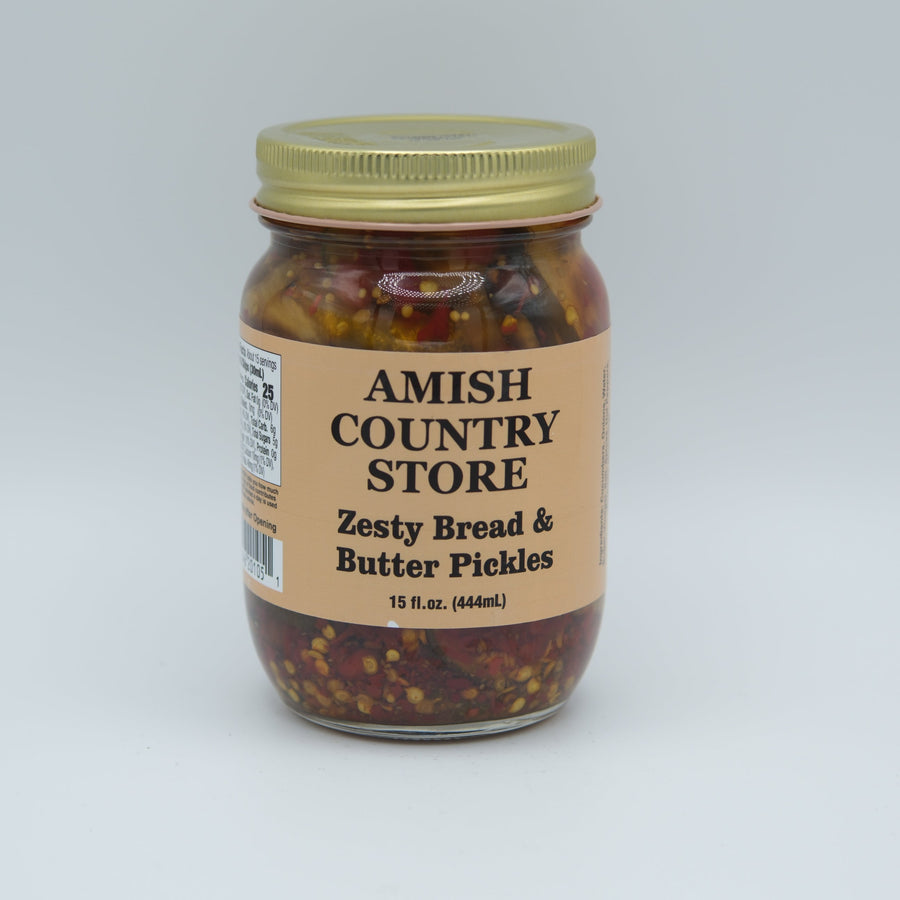 Zesty Bread & Butter Pickles | Sweet, Tangy & Spicy Pickle Chips | 15 oz & 32 oz