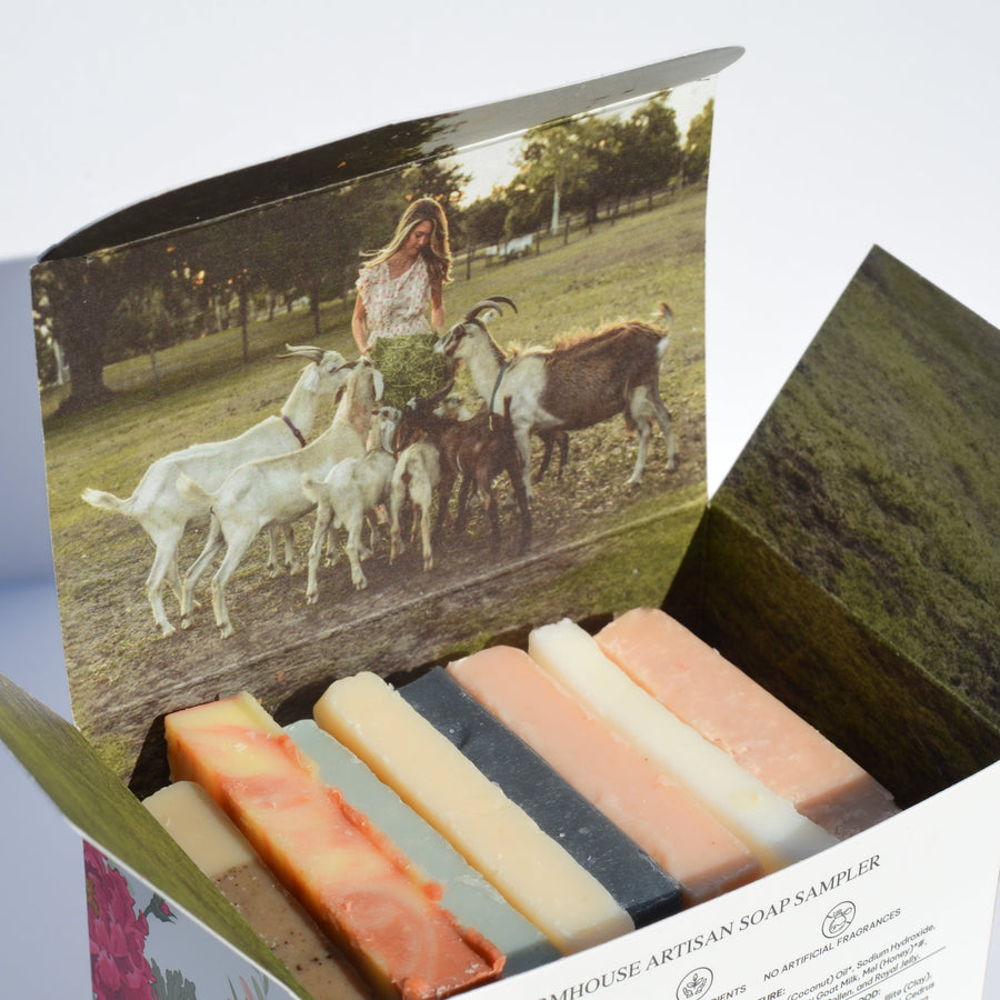 Farmhouse Artisan Goat Milk & Tallow Soap Sampler