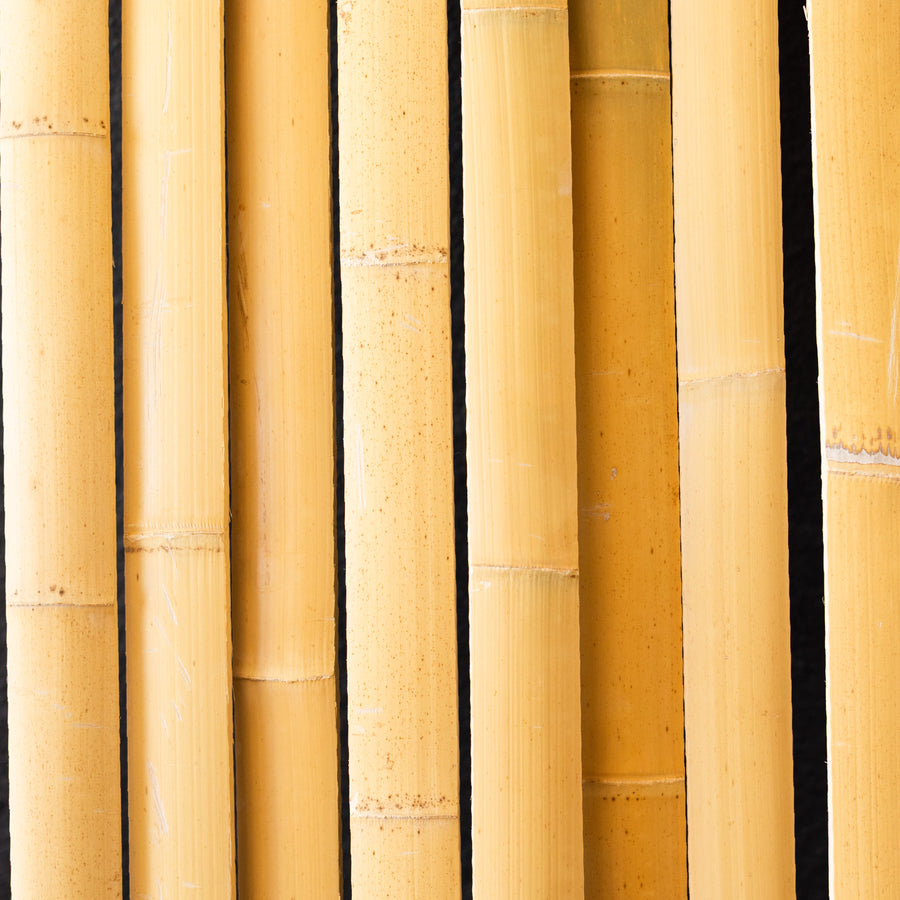 Bamboo Bow-Backing Slats — vertical bamboo slat detail