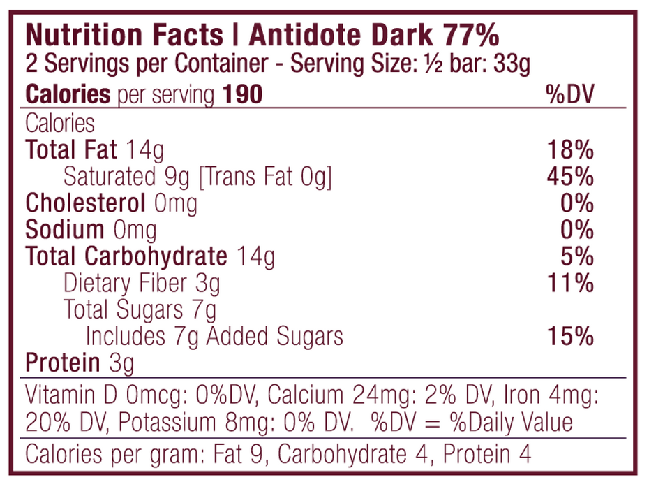 Antidote Chocolate ALETHEIA: GINGER - 12 Bars by Farm2Me