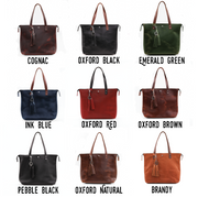 Zippered Deluxe Lifetime Tote - Lifetime Leather Co