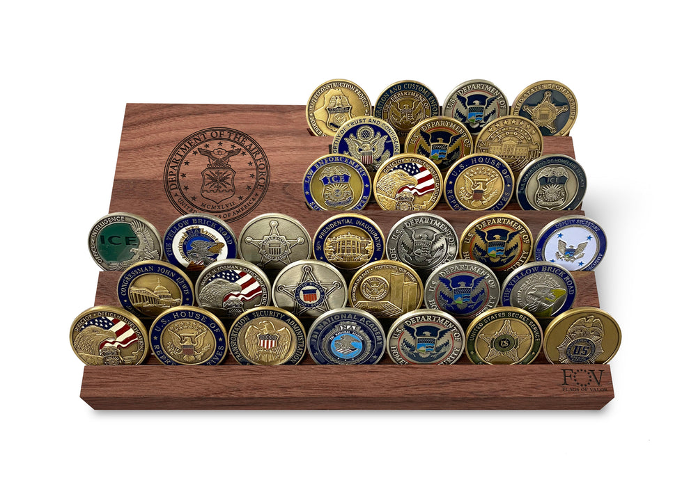 Collective - Wooden Desktop Challenge Coin Holder