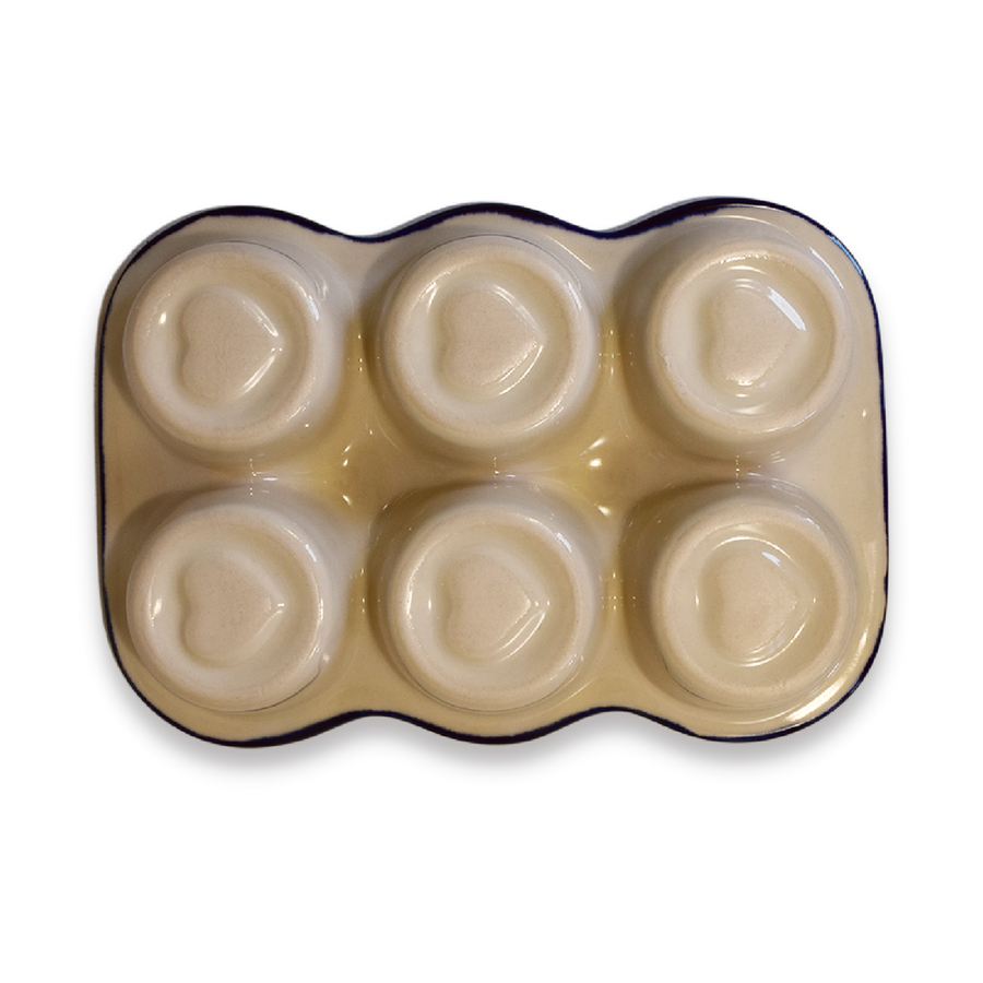 Dominion Stoneware Muffin Pan - 6 Cup