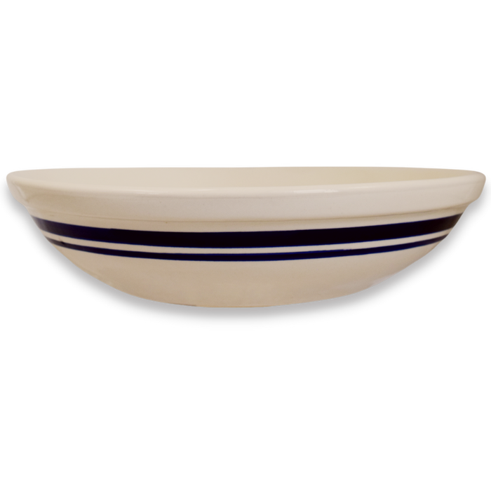 Dominion Stoneware Pasta Bowl - Blue Stripe