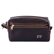 Double Zipper Toiletry Bag - Lifetime Leather Co