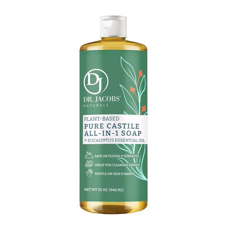 Eucalyptus All in 1 Castile Soap - Thin Formula by Dr. Jacobs Naturals