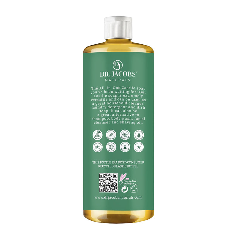 Eucalyptus All in 1 Castile Soap - Thin Formula by Dr. Jacobs Naturals
