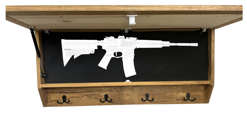 Coat Rack Hidden Gun Storage - Woodland Tree