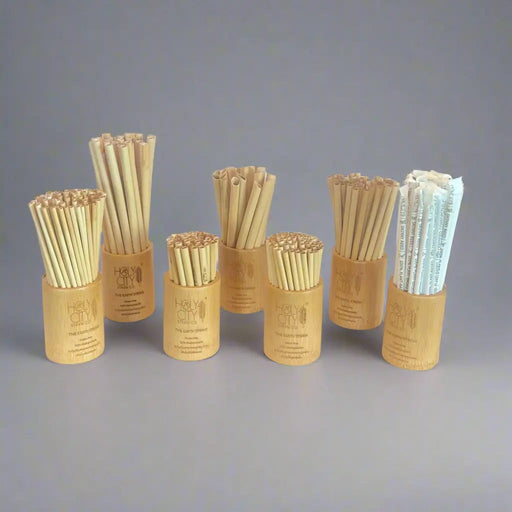 Holy City Straw Company Branded small Bamboo Straw Holder
