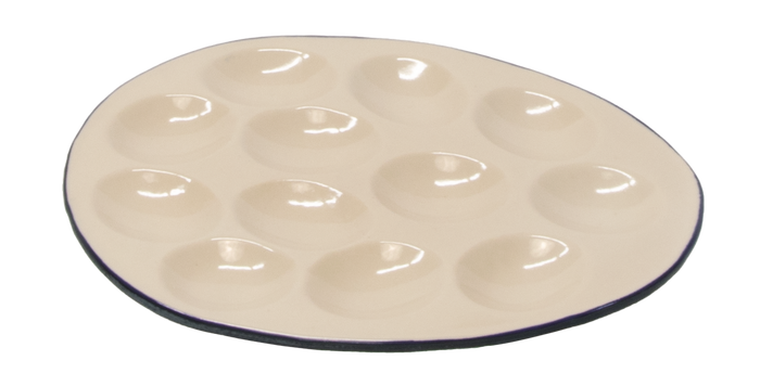 Dominion Stoneware Deviled Egg Serving Plate