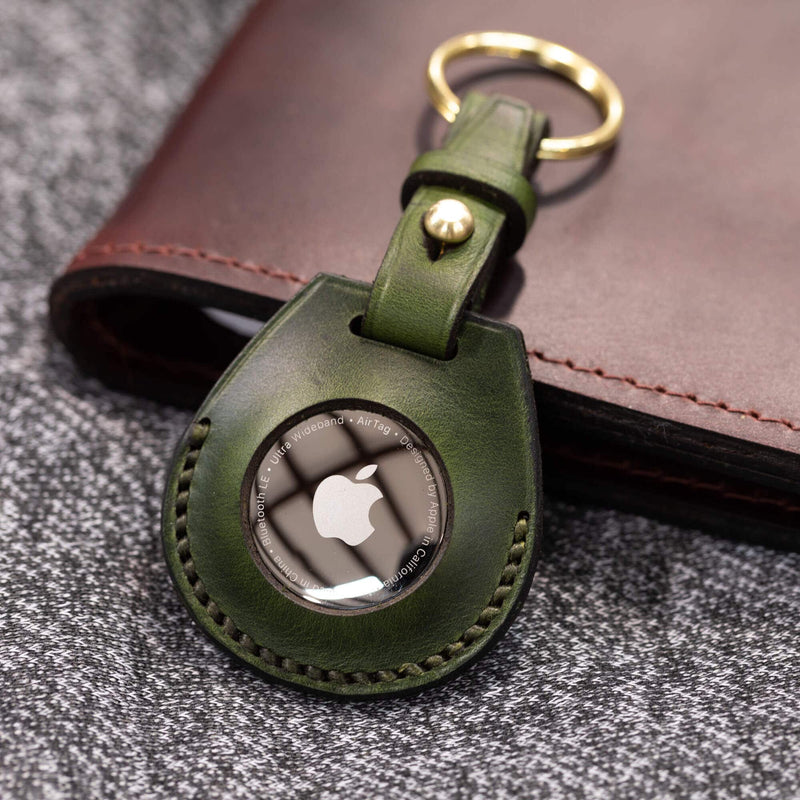 Leather Apple Air Tag Holder - Lifetime Leather Co