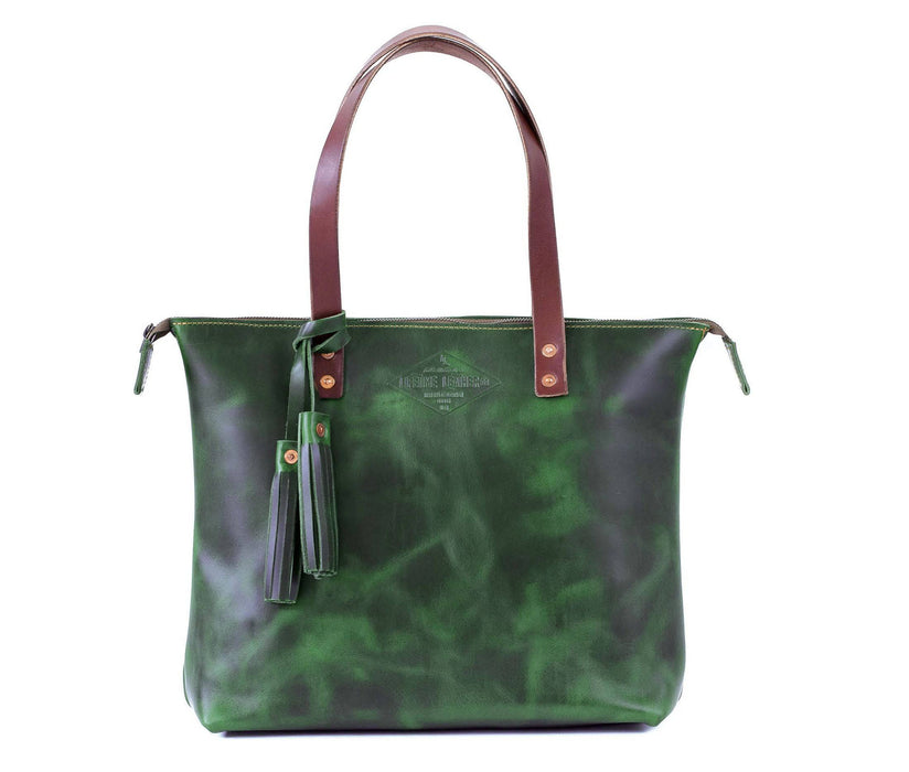 Lifetime Zippered Tote - Lifetime Leather Co