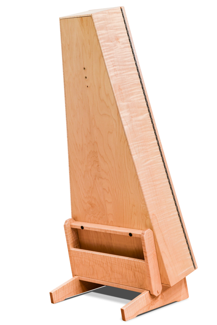 ClimaStand Triangle Humidor with Base - Flamed Maple