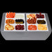 The Dubler HEAT is unique innovation as a flameless chafer and cooler combination that fits two 1/2 size food pans and up to 4” depth. The premium insulation, along with the heat packs and placing hot food trays straight from oven, provide a slow drop in temperature over time. Enjoy hot to eventually warm food for hours while the outside remains safe to touch for easy mobility.