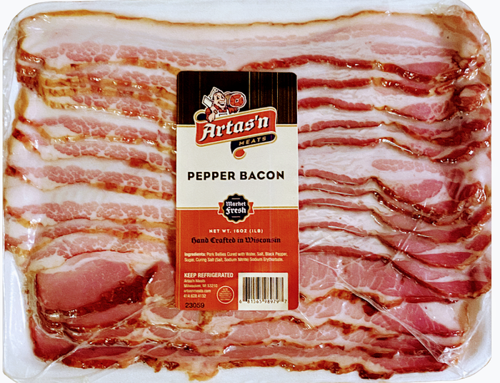 Pepper Slab Bacon Sliced