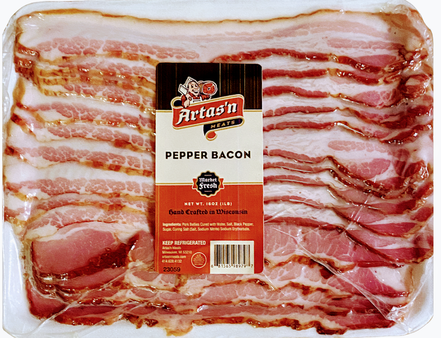 Pepper Slab Bacon Sliced