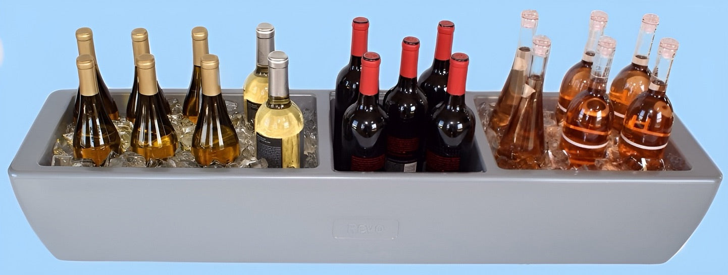 REVO Party Barge Cooler™ | Metallic Gray by REVO COOLERS, LLC