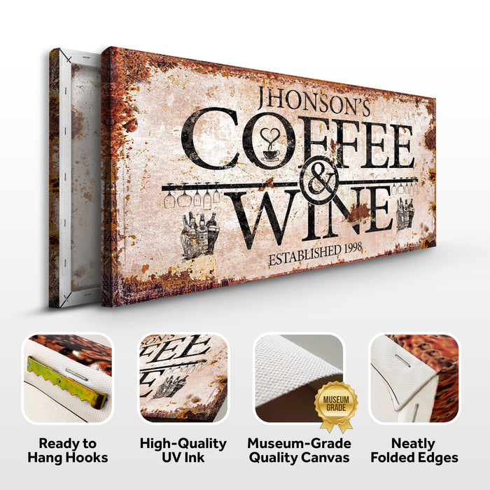 Coffee And Wine Sign Ii