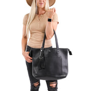 Zippered Deluxe Lifetime Tote - Lifetime Leather Co