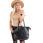 Zippered Deluxe Lifetime Tote - Lifetime Leather Co