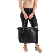 Zippered Deluxe Lifetime Tote - Lifetime Leather Co