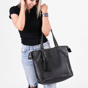 Zippered Deluxe Lifetime Tote - Lifetime Leather Co