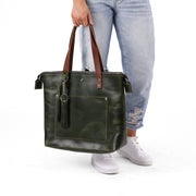 Zippered Deluxe Lifetime Tote - Lifetime Leather Co