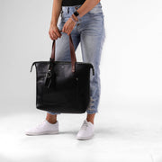Zippered Deluxe Lifetime Tote - Lifetime Leather Co