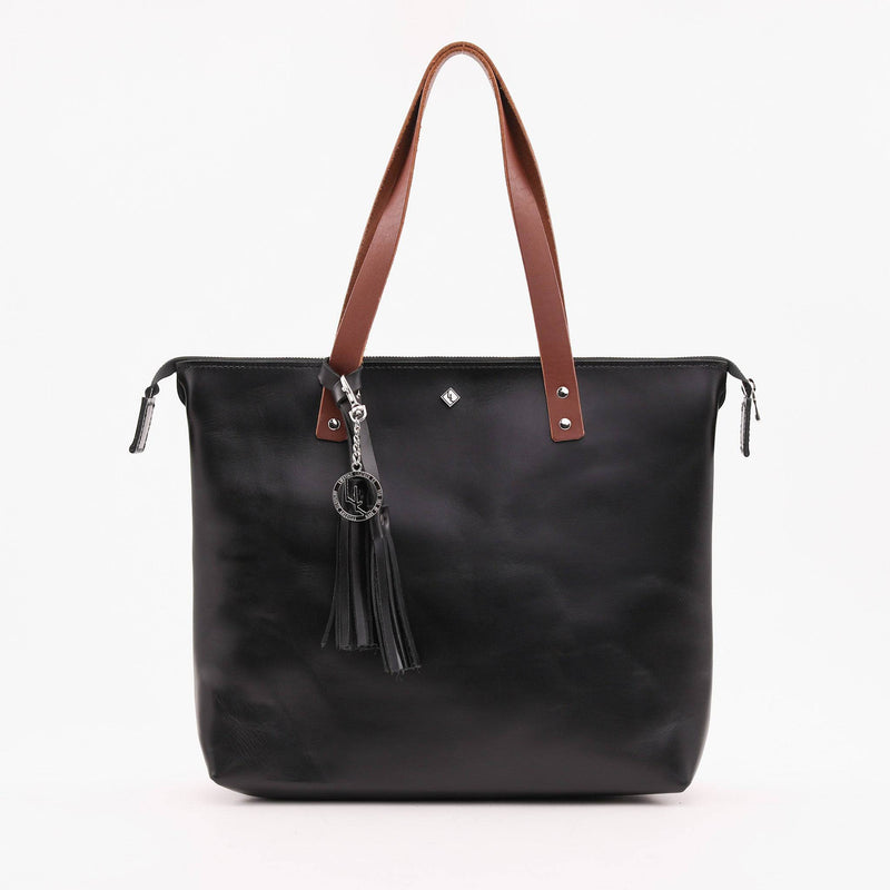 Zippered Deluxe Lifetime Tote - Lifetime Leather Co