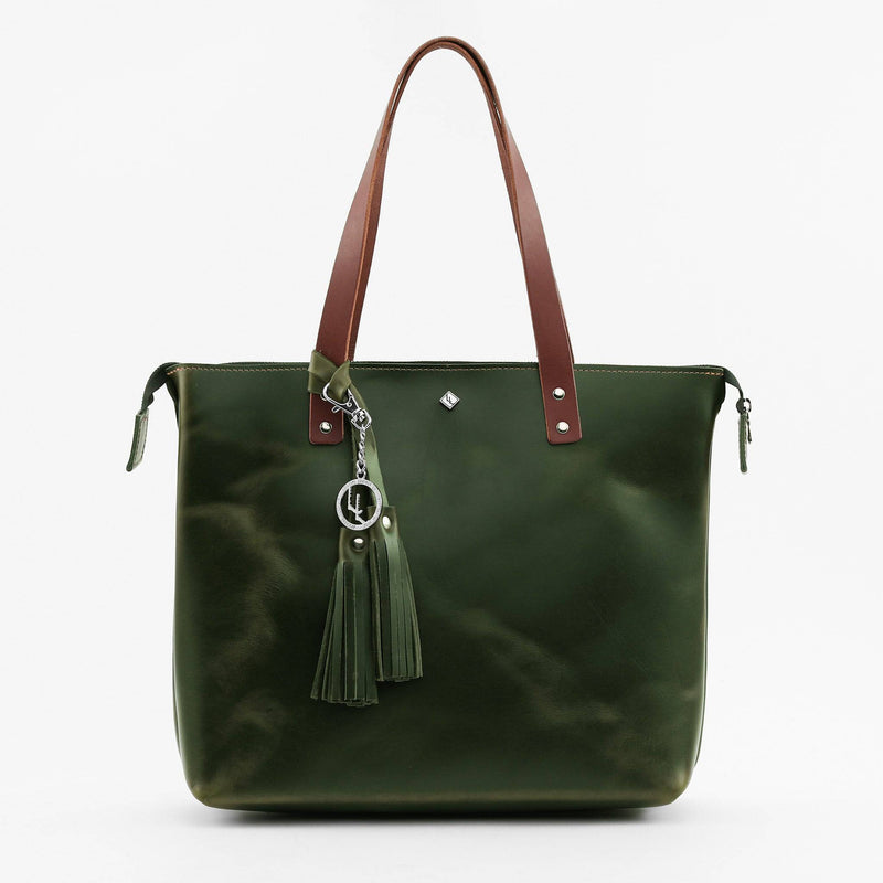 Zippered Deluxe Lifetime Tote - Lifetime Leather Co