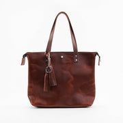 Zippered Deluxe Lifetime Tote - Lifetime Leather Co