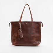 Zippered Deluxe Lifetime Tote - Lifetime Leather Co