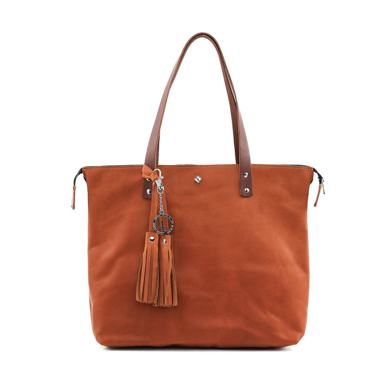 Zippered Deluxe Lifetime Tote - Lifetime Leather Co