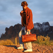 Luxury Leather Duffel Bag - Lifetime Leather Co