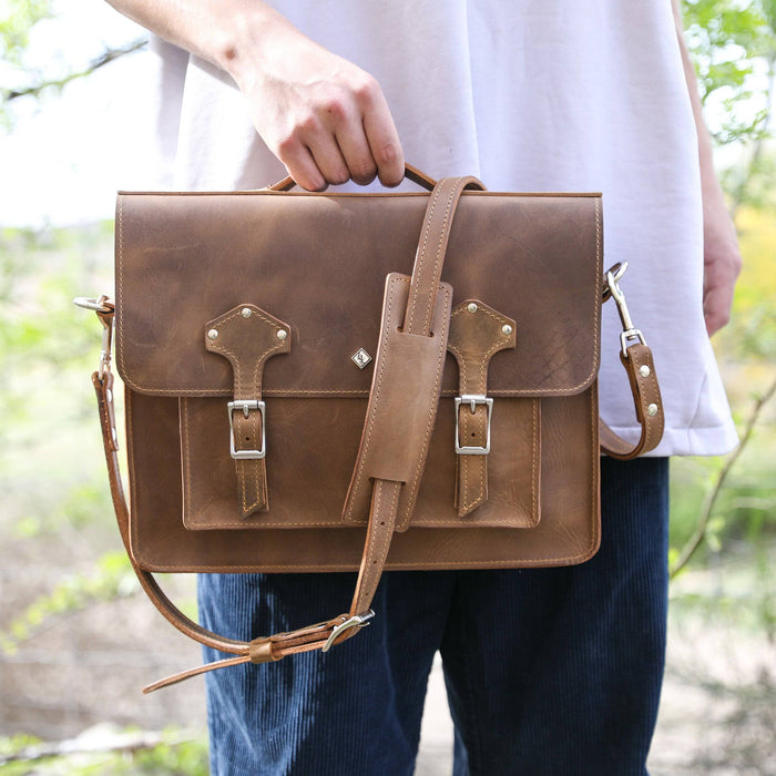 Messenger Bag by Lifetime Leather Co