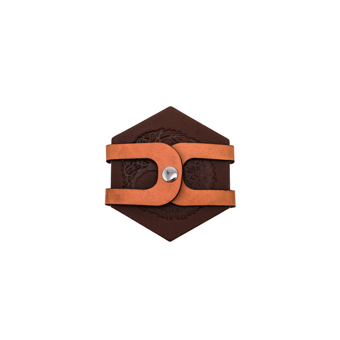 Leather Hexagon Coaster Set - Lifetime Leather Co