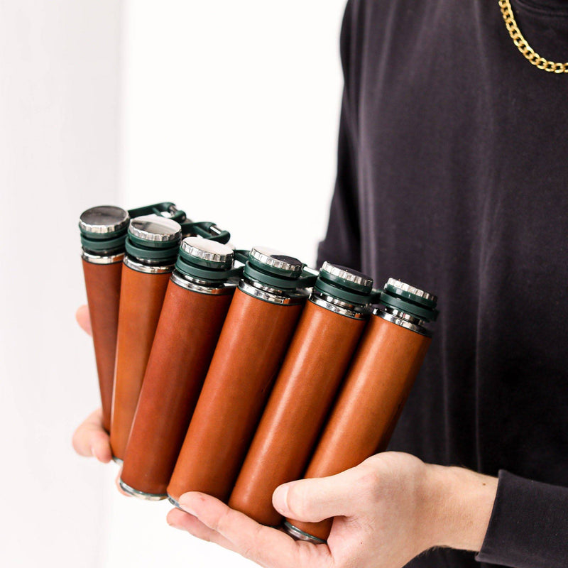 Leather Flask - Lifetime Leather Co