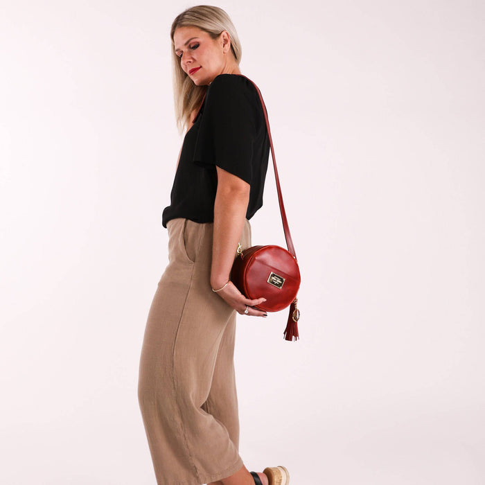 Circle Crossbody Bag - Lifetime Leather Co