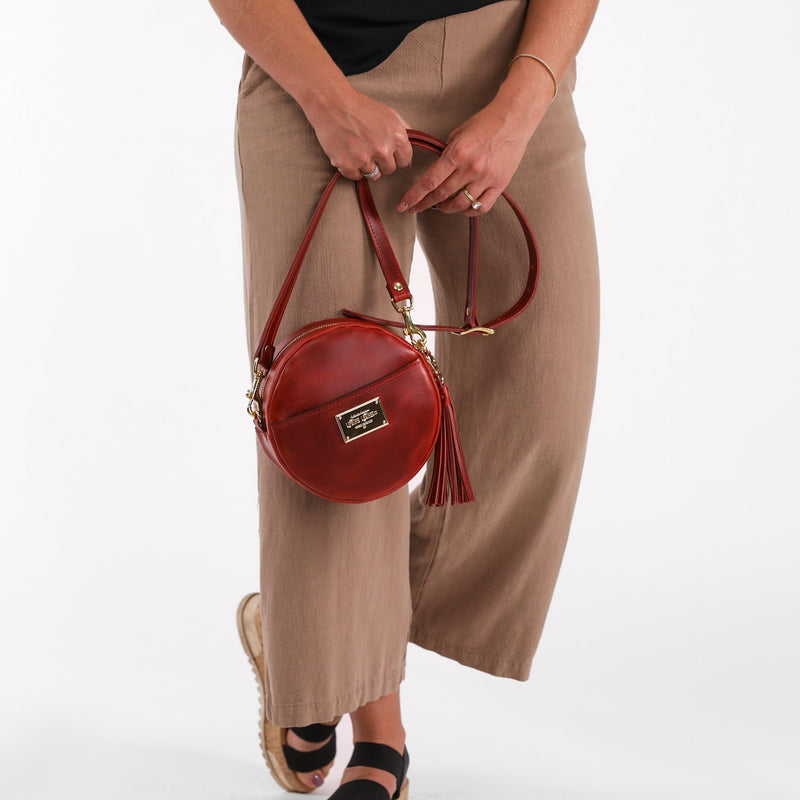 Circle Crossbody Bag - Lifetime Leather Co