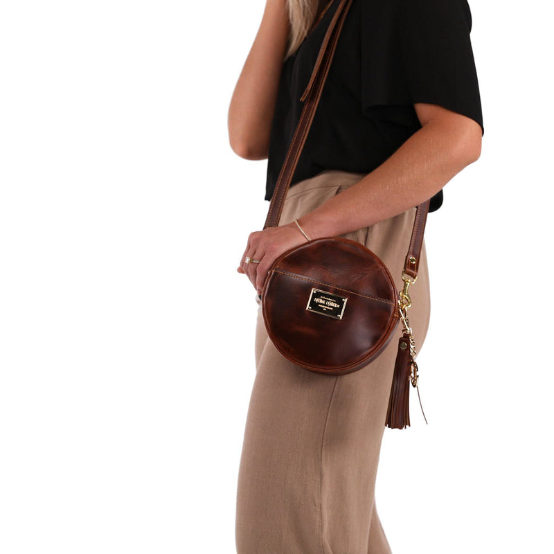 Circle Crossbody Bag - Lifetime Leather Co