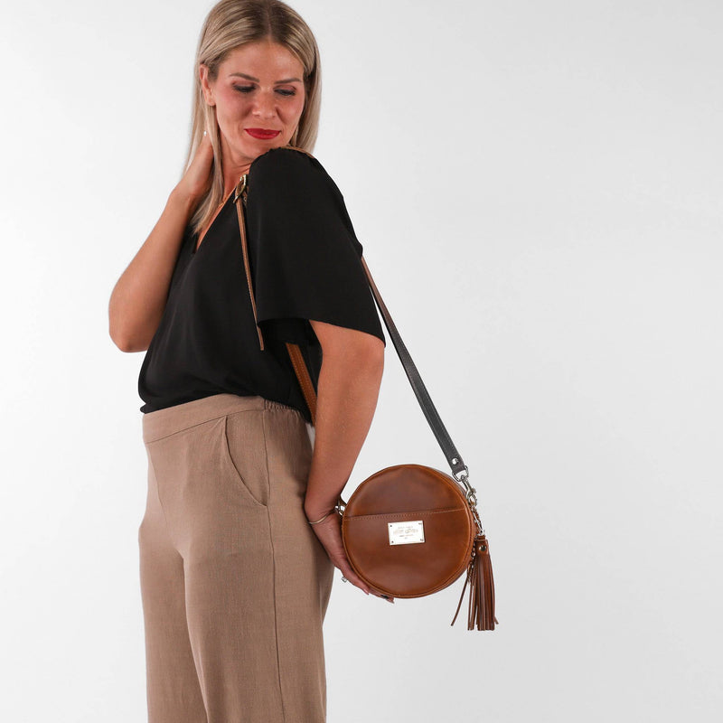 Circle Crossbody Bag - Lifetime Leather Co