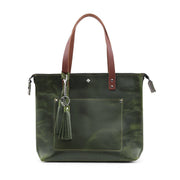 Zippered Deluxe Lifetime Tote - Lifetime Leather Co