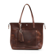 Zippered Deluxe Lifetime Tote - Lifetime Leather Co
